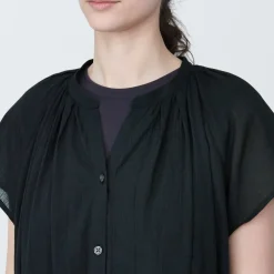 Fashion Women's High-Twist Veil French Sleeve Dress Women Dresses