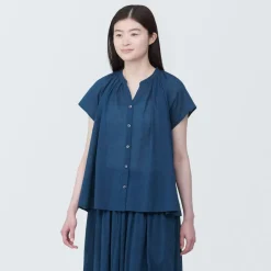 Online Women's High-Twist Veil French Sleeve Blouse Women Tops & Shirts