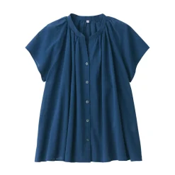 Online Women's High-Twist Veil French Sleeve Blouse Women Tops & Shirts