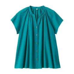 Online Women's High-Twist Veil French Sleeve Blouse Women Tops & Shirts