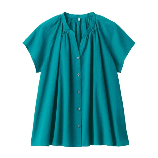 Online Women's High-Twist Veil French Sleeve Blouse Women Tops & Shirts