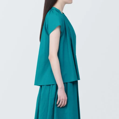 Online Women's High-Twist Veil French Sleeve Blouse Women Tops & Shirts