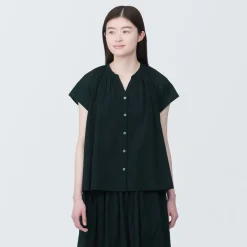 Online Women's High-Twist Veil French Sleeve Blouse Women Tops & Shirts
