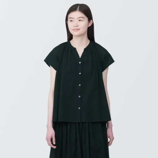Online Women's High-Twist Veil French Sleeve Blouse Women Tops & Shirts
