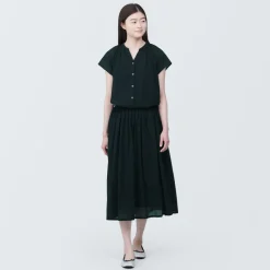 Online Women's High-Twist Veil French Sleeve Blouse Women Tops & Shirts