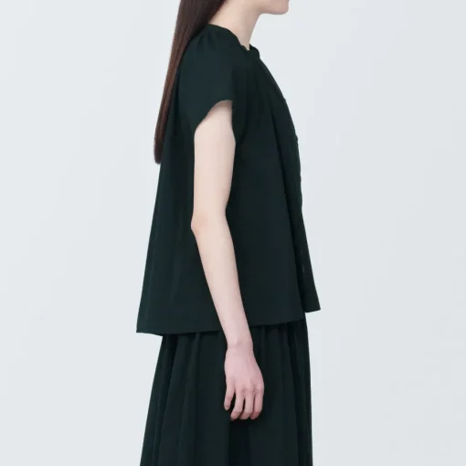 Online Women's High-Twist Veil French Sleeve Blouse Women Tops & Shirts