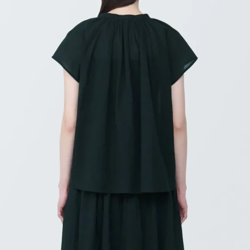 Online Women's High-Twist Veil French Sleeve Blouse Women Tops & Shirts