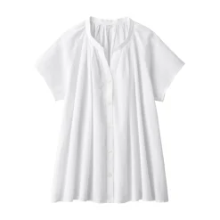 Online Women's High-Twist Veil French Sleeve Blouse Women Tops & Shirts