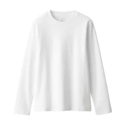 Hot Women's Interlock Knit Crew Neck Long Sleeve T-Shirt Women T-Shirts