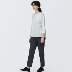 New Women's Jersey Boat Neck 3/4 Sleeve T-Shirt Women T-Shirts
