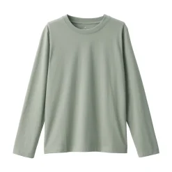 Best Women's Jersey Crew Neck Long Sleeve T-Shirt Women T-Shirts