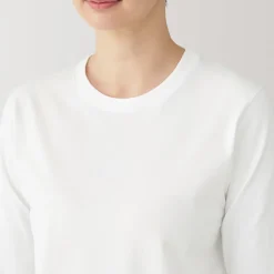 Best Women's Jersey Crew Neck Long Sleeve T-Shirt Women T-Shirts