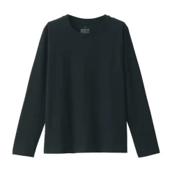 Best Women's Jersey Crew Neck Long Sleeve T-Shirt Women T-Shirts