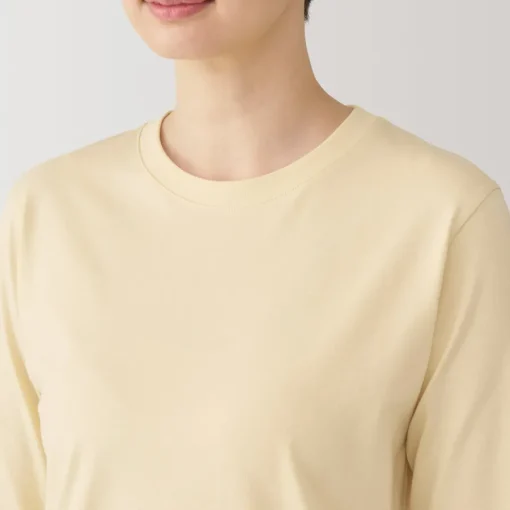 Best Women's Jersey Crew Neck Long Sleeve T-Shirt Women T-Shirts