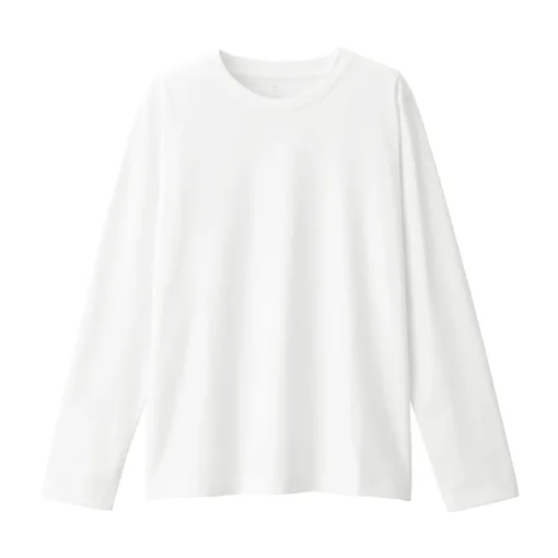 Best Women's Jersey Crew Neck Long Sleeve T-Shirt Women T-Shirts