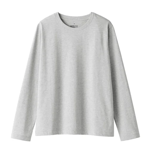 New Women's Jersey Crew Neck Long Sleeve T-Shirt Women T-Shirts