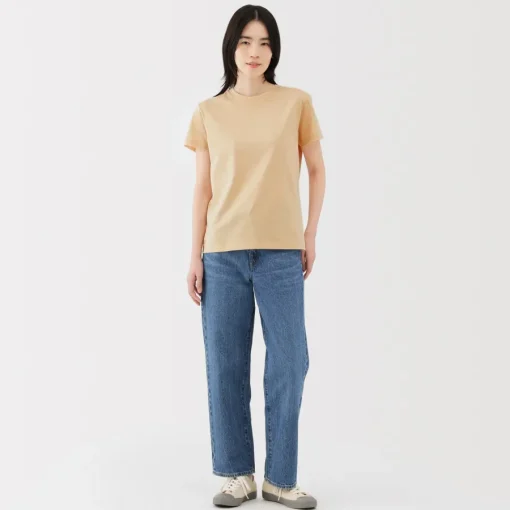 Clearance Women's Jersey Crew Neck Short Sleeve T-Shirt Women T-Shirts