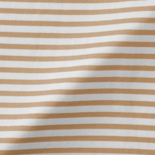 New Women's Jersey Crew Neck Short Sleeve Striped T-Shirt Women T-Shirts