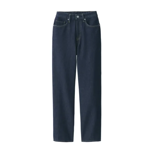 Hot Women's Kapok Blend Denim Straight Pants Women Denim