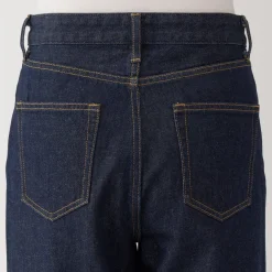 Hot Women's Kapok Blend Denim Straight Pants Women Denim