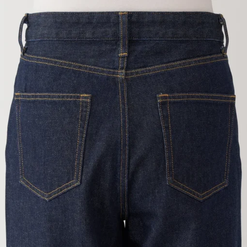 Hot Women's Kapok Blend Denim Straight Pants Women Denim