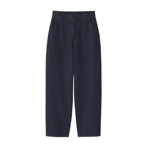 Clearance Women's Kapok Blend Denim Wide Tapered Pants Women Denim