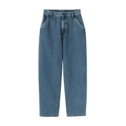 Clearance Women's Kapok Blend Denim Wide Tapered Pants Women Denim