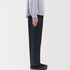 Clearance Women's Kapok Blend Denim Wide Tapered Pants Women Denim