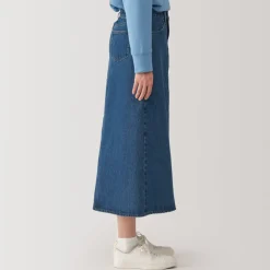 Best Women's Kapok Blend Denim A-Line Skirt Women Shorts & Skirts