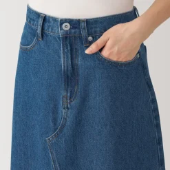 Best Women's Kapok Blend Denim A-Line Skirt Women Shorts & Skirts