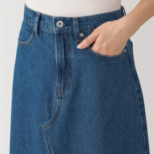 Best Women's Kapok Blend Denim A-Line Skirt Women Shorts & Skirts