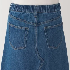 Best Women's Kapok Blend Denim A-Line Skirt Women Shorts & Skirts