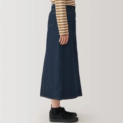 Best Women's Kapok Blend Denim A-Line Skirt Women Shorts & Skirts