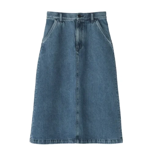 Clearance Women's Kapok Blend Denim A-Line Skirt Women Shorts & Skirts