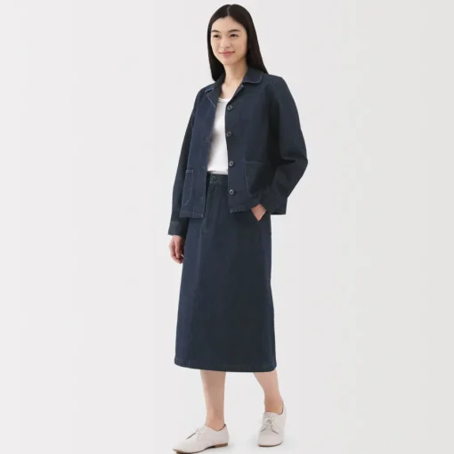 Clearance Women's Kapok Blend Denim A-Line Skirt Women Shorts & Skirts