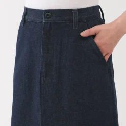 Clearance Women's Kapok Blend Denim A-Line Skirt Women Shorts & Skirts