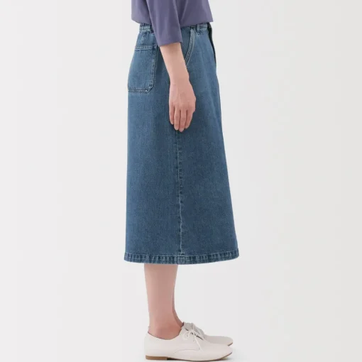 Clearance Women's Kapok Blend Denim A-Line Skirt Women Shorts & Skirts
