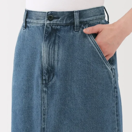 Clearance Women's Kapok Blend Denim A-Line Skirt Women Shorts & Skirts