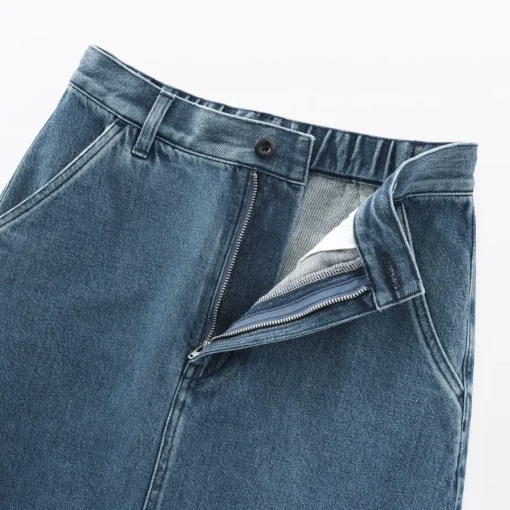 Clearance Women's Kapok Blend Denim A-Line Skirt Women Shorts & Skirts