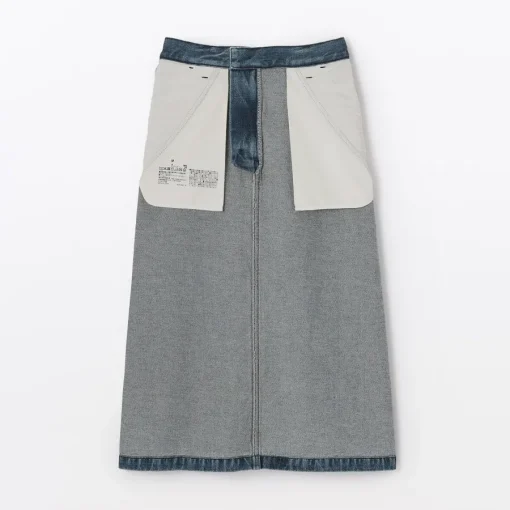 Clearance Women's Kapok Blend Denim A-Line Skirt Women Shorts & Skirts