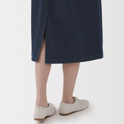 Sale Women's Kapok Blend Denim Jumper Dress Women Dresses