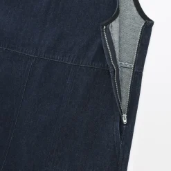 Sale Women's Kapok Blend Denim Jumper Dress Women Dresses