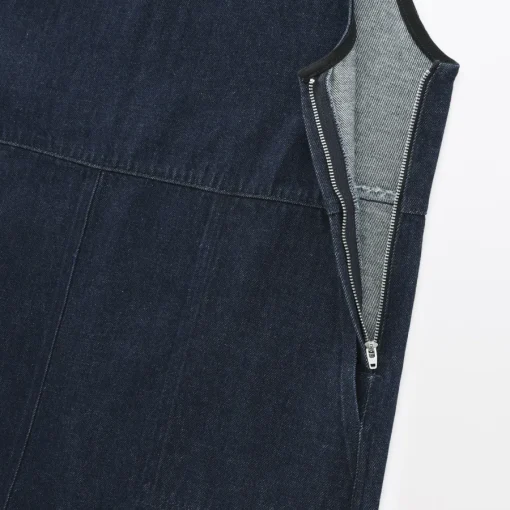 Sale Women's Kapok Blend Denim Jumper Dress Women Dresses