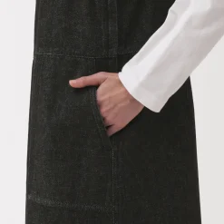 Fashion Women's Kapok Blend Denim Jumper Dress Women Dresses