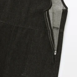 Fashion Women's Kapok Blend Denim Jumper Dress Women Dresses