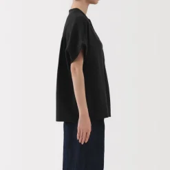 Best Women's Kapok Blend Double Gauze Short Sleeve Blouse Women Tops & Shirts