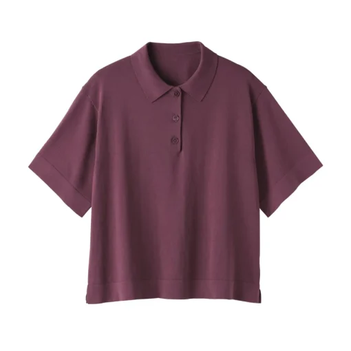 Discount Women's Light Knit Short Sleeve Polo Jumper Women Tops & Shirts