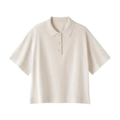 Discount Women's Light Knit Short Sleeve Polo Jumper Women Tops & Shirts