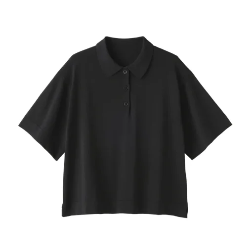 Discount Women's Light Knit Short Sleeve Polo Jumper Women Tops & Shirts