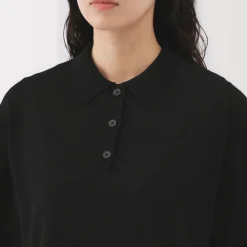Discount Women's Light Knit Short Sleeve Polo Jumper Women Tops & Shirts